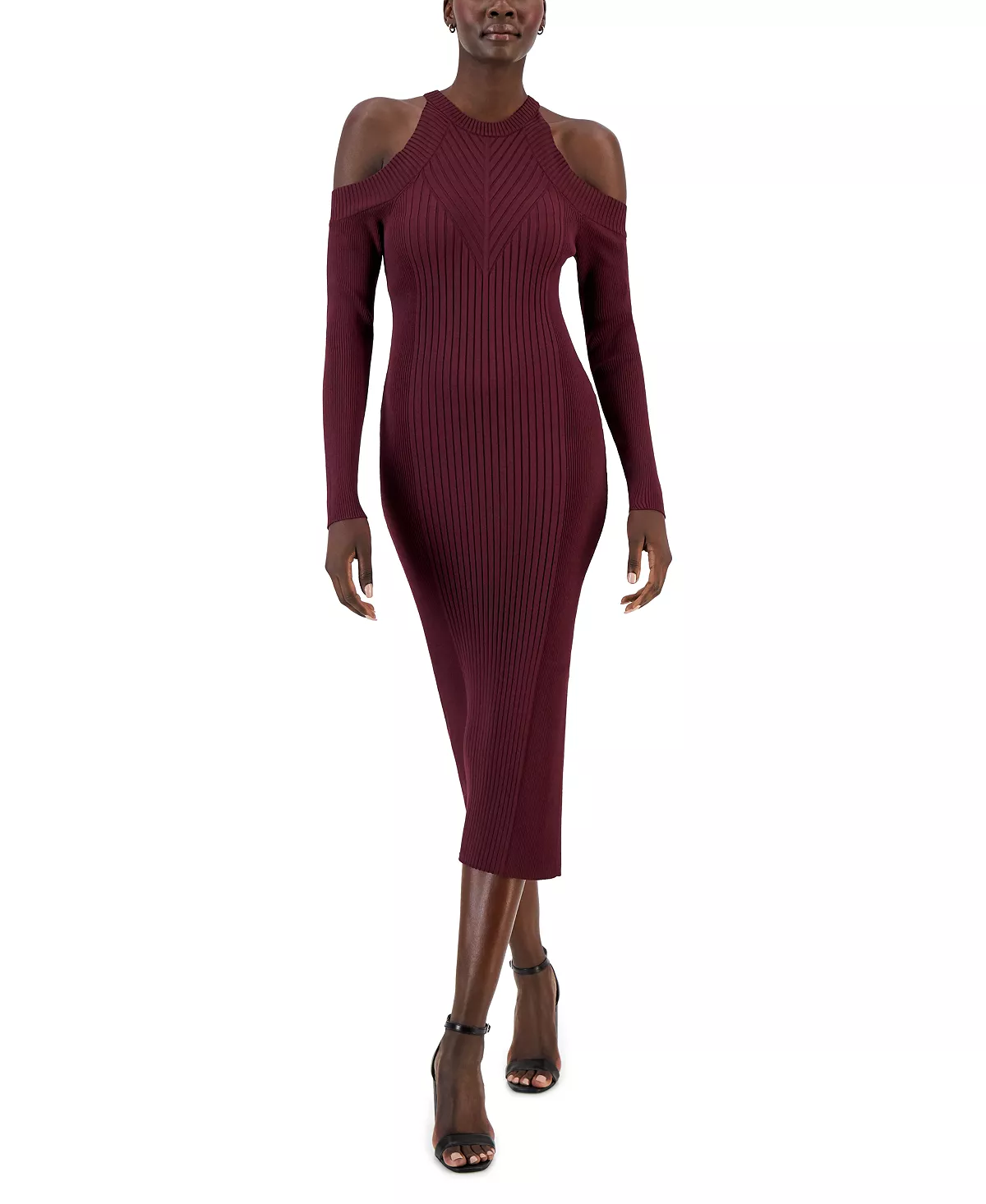 INC International Concepts Women's Ribbed Bodycon Dress, Created For Macy's 6 INC International Concepts Women's Ribbed Bodycon Dress, Created For Macy's - Image 6
