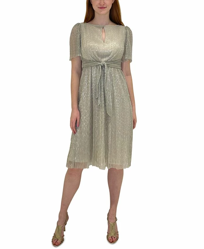 Adrianna Papell Ted Metallic Dress 1 Adrianna Papell Ted Metallic Dress