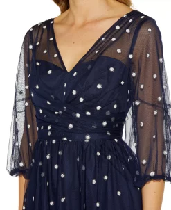 Adrianna Papell Fit & Flare Midi Dress -Anne Klein Sales Store 22016080 fpx