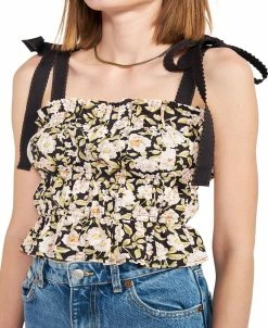 En Saison Women's Kinsley Printed Tie-Shoulder Top -Anne Klein Sales Store 22017414 fpx