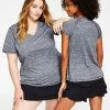 ID Ideology Women's Essentials Rapidry Heathered Performance T-Shirt, XS-4X, Created For Macy's