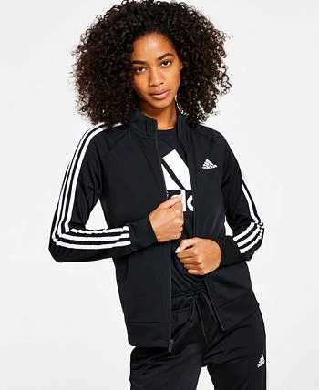 ADIDAS Women's 3-Stripe Tricot Track Jacket, XS-4X 2 ADIDAS Women's 3-Stripe Tricot Track Jacket, XS-4X - Image 2