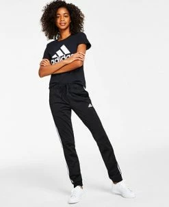ADIDAS Women's Essentials Warm-Up Slim Tapered 3-Stripes Track Pants, XS-4X -Anne Klein Sales Store 22032576 fpx