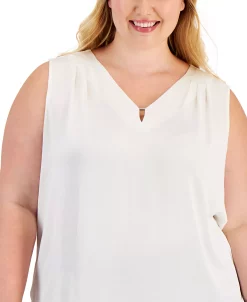 Kasper Plus Size Embellished Camisole -Anne Klein Sales Store 22033543 fpx