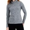 Style & Co Women's Leopard Turtleneck Sweater, Created For Macy's