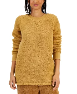 Style & Co Women's Sherpa Tunic, Created For Macy's
