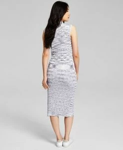 And Now This Women's Ribbed Mock-Neck Bodycon Dress -Anne Klein Sales Store 22129393 fpx