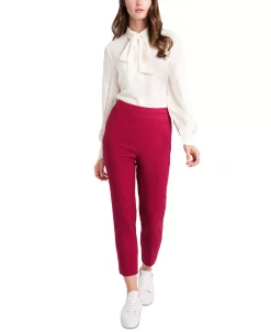 CeCe Women's Button-Up Bow Blouse 11 CeCe Women's Button-Up Bow Blouse -Anne Klein Sales Store 22156396 fpx