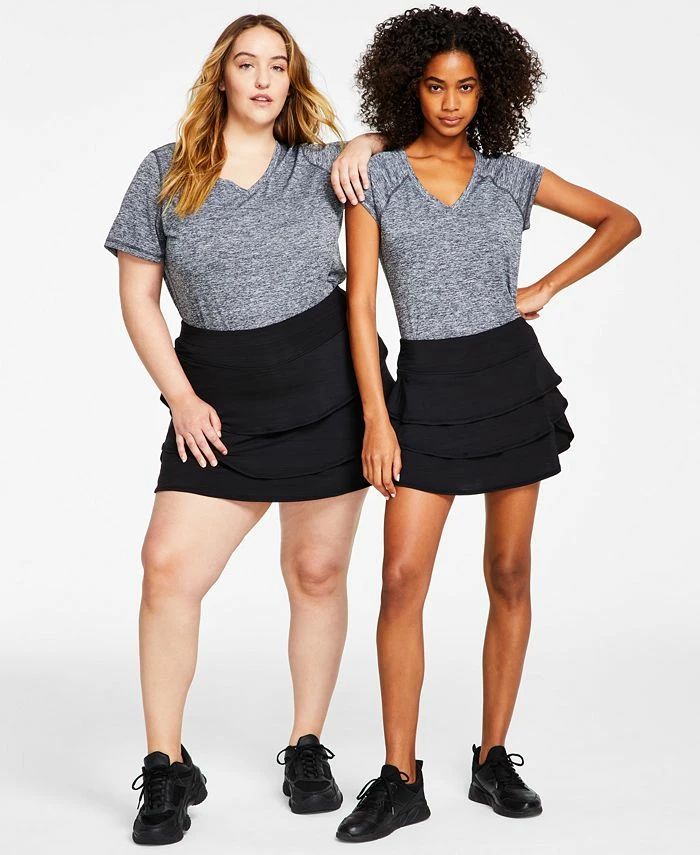 ID Ideology Flounce Skort, XS-4X, Created For Macy's 1 ID Ideology Flounce Skort, XS-4X, Created For Macy's