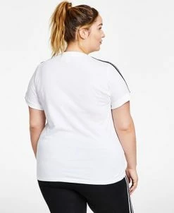 ADIDAS Women's Cotton 3 Stripes T-Shirt, XS-4X -Anne Klein Sales Store 22176526 fpx