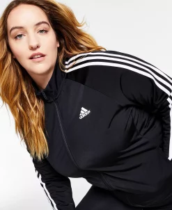 ADIDAS Women's 3-Stripe Tricot Track Jacket, XS-4X 21 ADIDAS Women's 3-Stripe Tricot Track Jacket, XS-4X -Anne Klein Sales Store 22176562 fpx