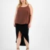 Bar III Plus Size Scoop-Neck Camisole, Created For Macy's