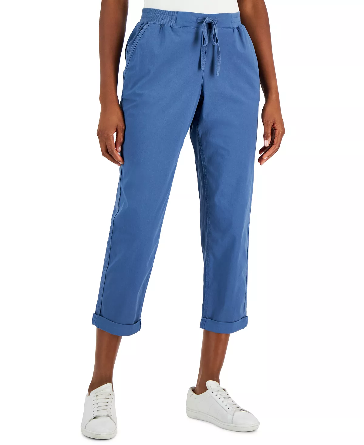 Style & Co Women's Pull On Cuffed Pants, Created For Macy's 6 Style & Co Women's Pull On Cuffed Pants, Created For Macy's - Image 6