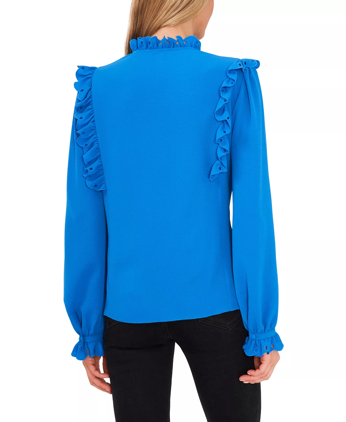 CeCe Ruffled Tie-Neck Blouse 2 CeCe Ruffled Tie-Neck Blouse - Image 2
