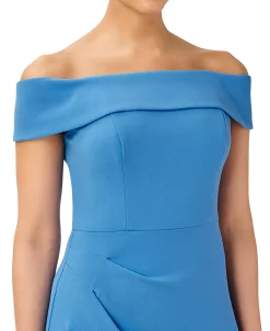 Adrianna Papell Women's Ruffled Off-The-Shoulder Gown -Anne Klein Sales Store 22187364 fpx
