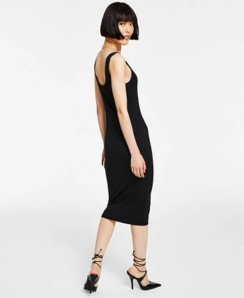 Bar III Odycon Scoop-Neck Midi Dress, Created For Macy's 2 Bar III Odycon Scoop-Neck Midi Dress, Created For Macy's - Image 2