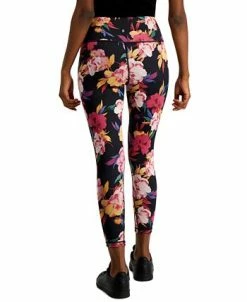 ID Ideology Petite Serena Floral Reversible 7/8 Leggings -Anne Klein Sales Store 22220576 fpx