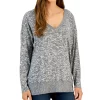 Style & Co Women's V-Neck Snit Top, Created For Macy's