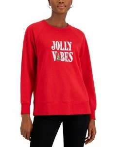 Style & Co Women's Holiday Sweatshirt, Created For Macy's