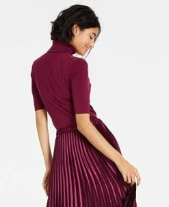 Anne Klein Women's Half-Sleeve Turtleneck Top -Anne Klein Sales Store 22262822 fpx