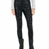 INC International Concepts Women's Animal-Print Metallic Ponté-Knit Skinny Pants, Created For Macy's