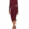 INC International Concepts Women's Drawstring-Ruched Dress, Created For Macy's