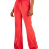 INC International Concepts Women's Velour High-Rise Flare-Leg Pants, Created For Macy's