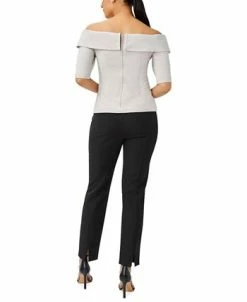Adrianna Papell Women's Ruched Off-The-Shoulder Top -Anne Klein Sales Store 22294211 fpx