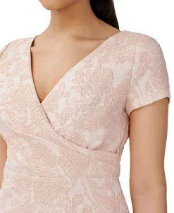 Adrianna Papell Women's Jacquard Cocktail Dress 6 Adrianna Papell Women's Jacquard Cocktail Dress -Anne Klein Sales Store 22294228 fpx