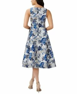 Adrianna Papell Women's Jacquard Midi Dress -Anne Klein Sales Store 22294274 fpx