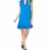 CeCe Women's Ruffled Tie-Neck Dress