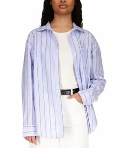 Sanctuary Women's Cotton Split-Back Shirt