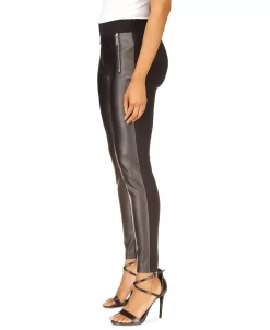 Michael Kors Women's Mixed-Media Skinny Pants, Regular & Petite 6 Michael Kors Women's Mixed-Media Skinny Pants, Regular & Petite -Anne Klein Sales Store 22299744 fpx