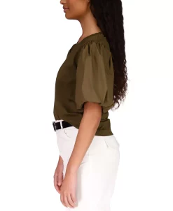 Sanctuary Women's Dream State Cotton Puff-Sleeve Tee -Anne Klein Sales Store 22300207 fpx