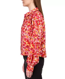 Sanctuary Women's New Day Printed Shirt 6 Sanctuary Women's New Day Printed Shirt -Anne Klein Sales Store 22323316 fpx