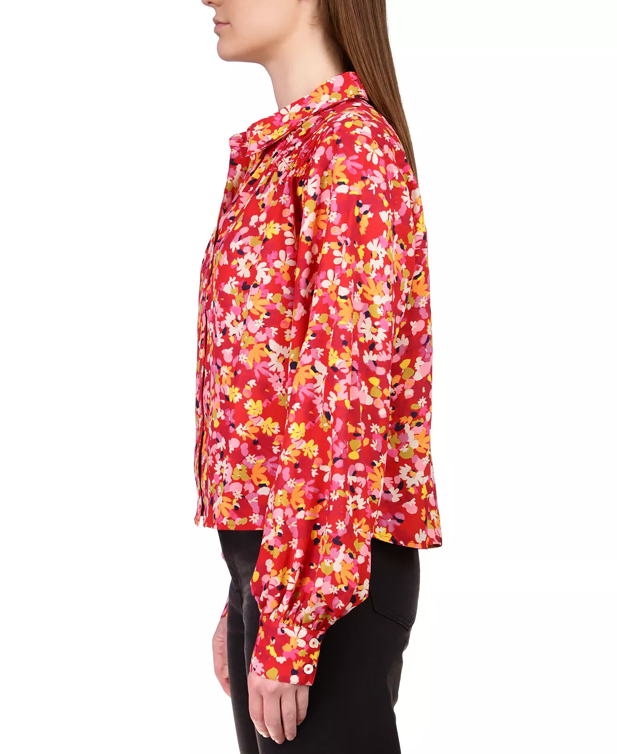 Sanctuary Women's New Day Printed Shirt 3 Sanctuary Women's New Day Printed Shirt - Image 3