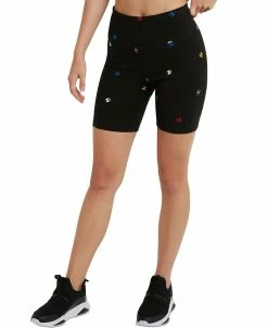 Champion Women's Authentic Logo-Print Bike Shorts