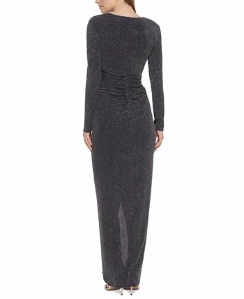 Vince Camuto Women's Metallic-Threaded Evening Gown 2 Vince Camuto Women's Metallic-Threaded Evening Gown - Image 2