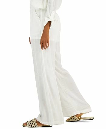 INC International Concepts Women's Pull-On Patch Pocket Wide-Leg Pants, Created For Macy's 3 INC International Concepts Women's Pull-On Patch Pocket Wide-Leg Pants, Created For Macy's - Image 3