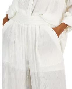 INC International Concepts Women's Pull-On Patch Pocket Wide-Leg Pants, Created For Macy's 10 INC International Concepts Women's Pull-On Patch Pocket Wide-Leg Pants, Created For Macy's -Anne Klein Sales Store 22360019 fpx