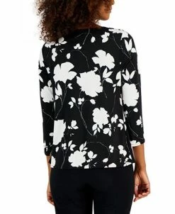 Alfani Women's Cowlneck 3/4-Sleeve Top, Created For Macy's 5 Alfani Women's Cowlneck 3/4-Sleeve Top, Created For Macy's -Anne Klein Sales Store 22376428 fpx