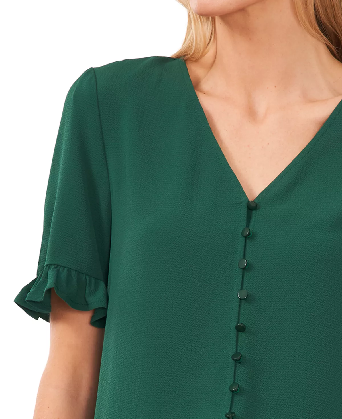 CeCe Ruffled-Sleeve Blouse 6 CeCe Ruffled-Sleeve Blouse - Image 6