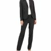 Anne Klein Women's Pinstripe Two-Button Jacket & Flare-Leg Pants & Pencil Skirt