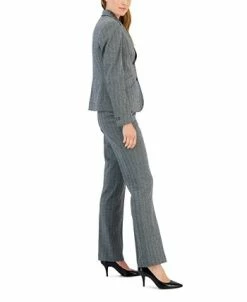 Anne Klein Women's Herringbone Two-Button Jacket & Flare-Leg Pants & Pencil Skirt -Anne Klein Sales Store 22410700 fpx