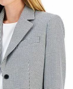 Anne Klein Women's Mini Houndstooth Two-Button Jacket & Flare-Leg Pants & Pencil Skirt -Anne Klein Sales Store 22410714 fpx