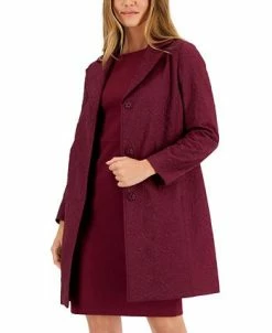 Anne Klein Women's Floral-Quilted Snap-Button Jacket -Anne Klein Sales Store 22412819 fpx