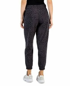ID Ideology Petite Fleece Cheetah-Print Jogger Pants, Created For Macy's 6 ID Ideology Petite Fleece Cheetah-Print Jogger Pants, Created For Macy's -Anne Klein Sales Store 22426375 fpx