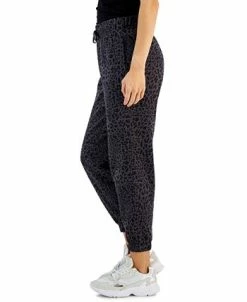 ID Ideology Petite Fleece Cheetah-Print Jogger Pants, Created For Macy's 7 ID Ideology Petite Fleece Cheetah-Print Jogger Pants, Created For Macy's -Anne Klein Sales Store 22426377 fpx