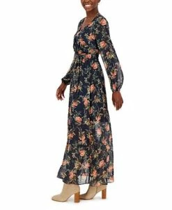 INC International Concepts Printed Tie-Waist Maxi Dress, Created For Macy's -Anne Klein Sales Store 22439619 fpx