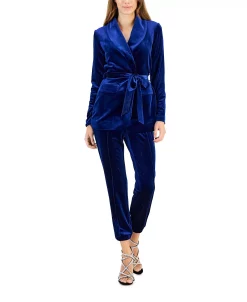 INC International Concepts Velvet Wrap Blazer, Created For Macy's -Anne Klein Sales Store 22445053 fpx